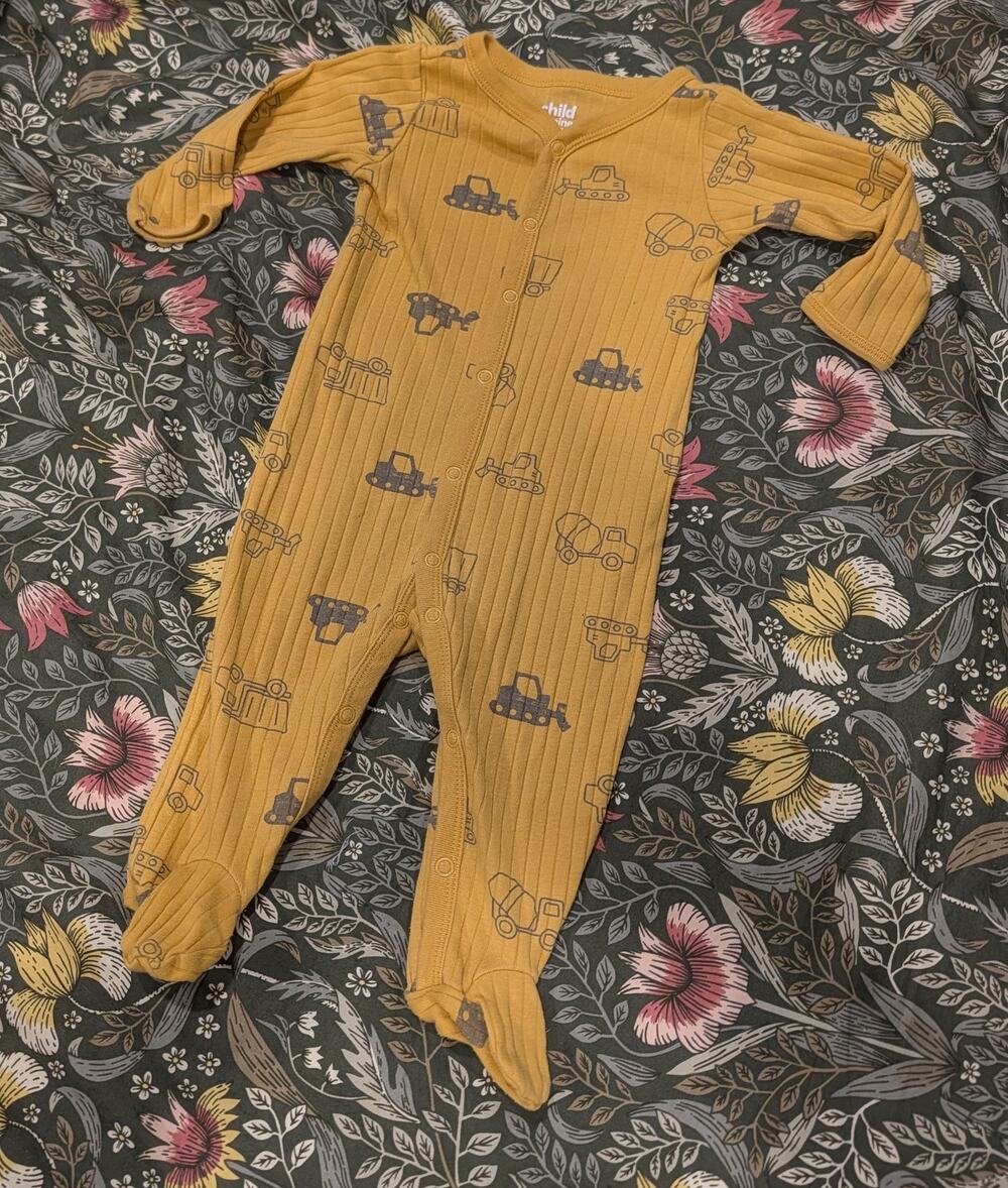Child of Mine Construction Print Pjs